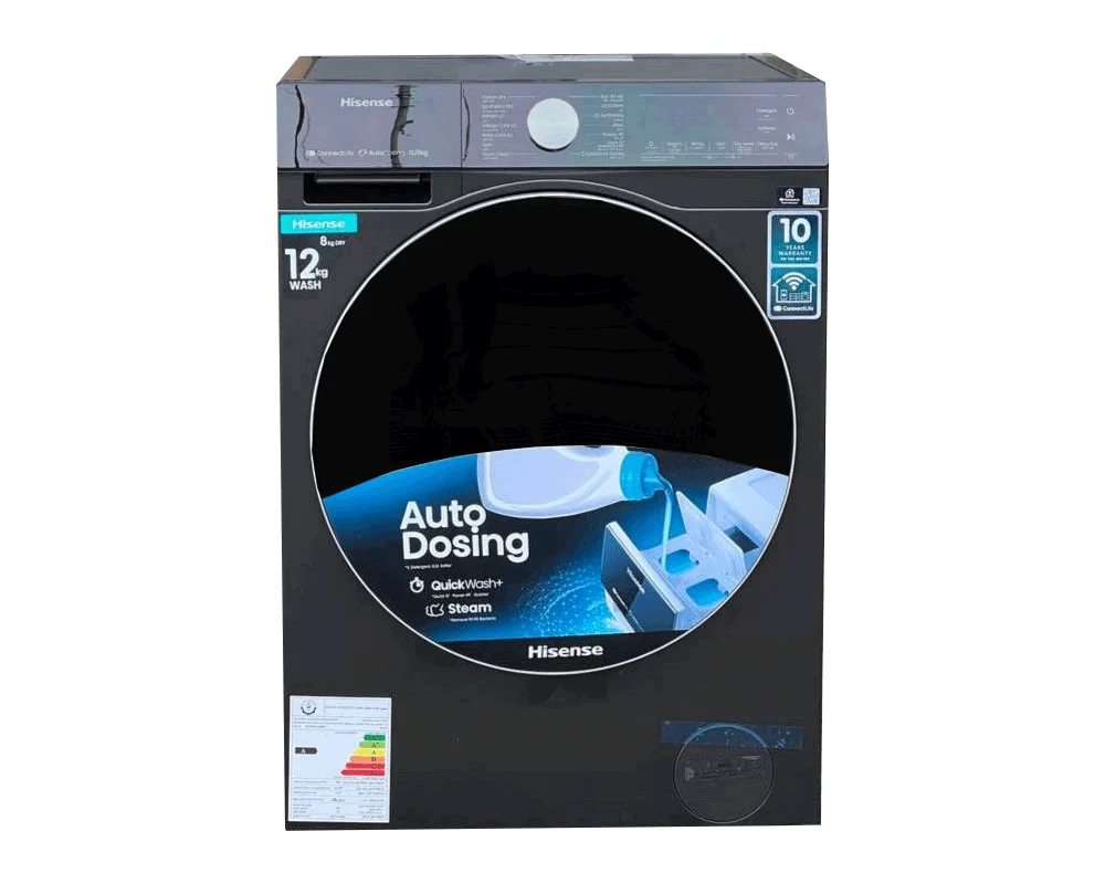 طراحی و ظاهر لباسشویی هایسنس WD5S1245BB