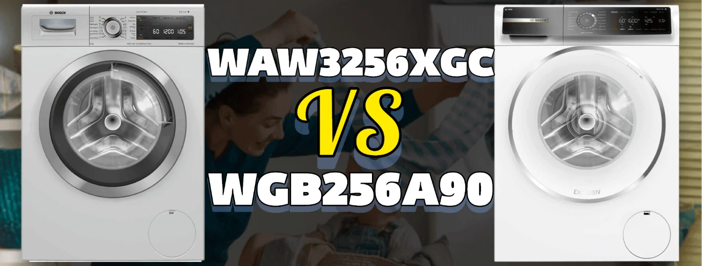 مقایسه جامع ماشین لباسشویی بوش WGB256A90 با WAW3256XGC