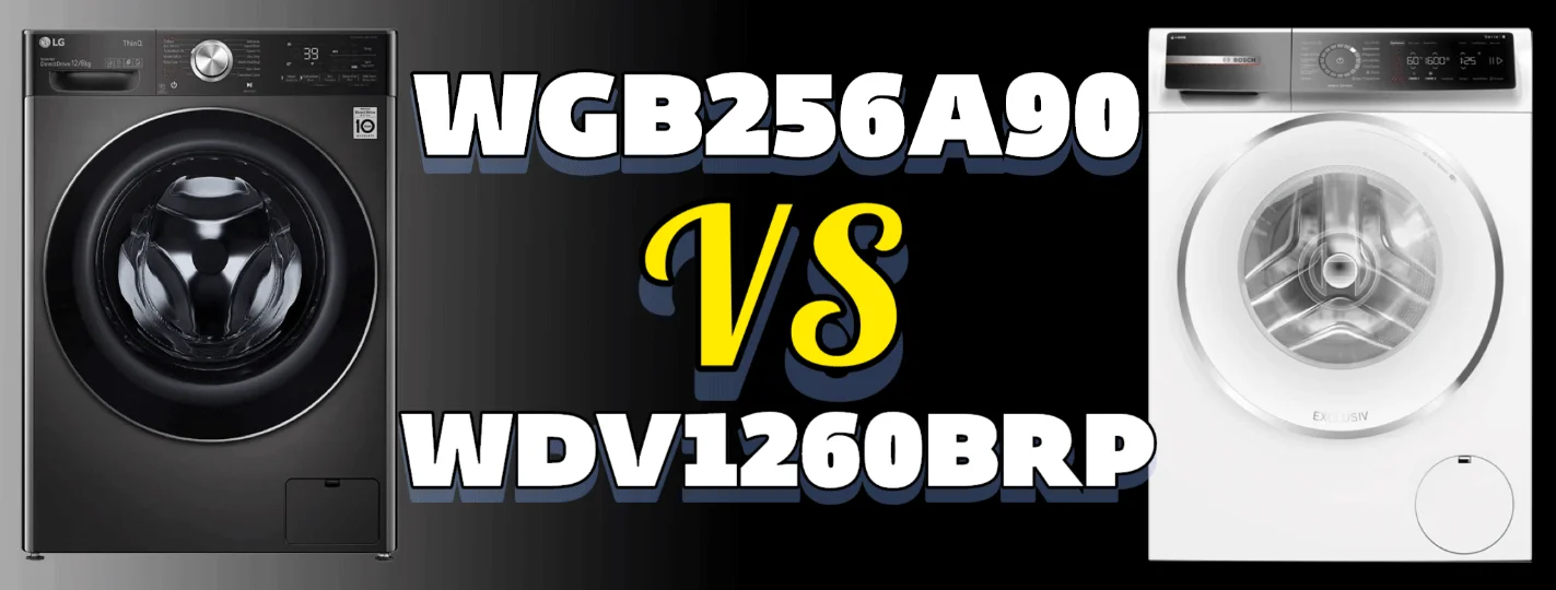مقایسه جامع و تفصیلی ماشین لباسشویی ال جی V12 و بوش WGB256A90