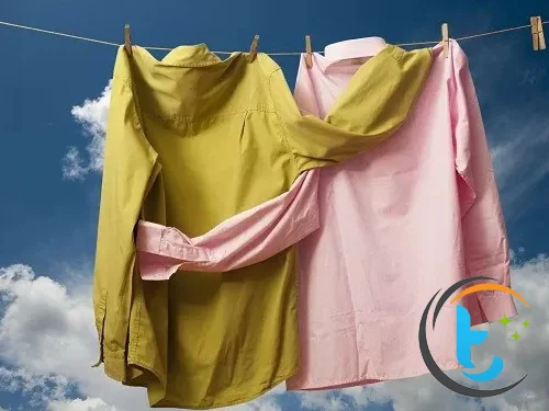 خشک کردن لباس در هوای آزاد