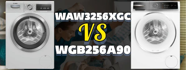مقایسه جامع ماشین لباسشویی بوش WGB256A90 با WAW3256XGC