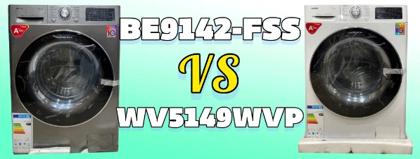 مقایسه ماشین لباسشویی جنرال برلین BE9142-FSS با لباسشویی جنرال برلین WV5149WVP