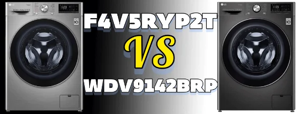 مقایسه کامل لباسشویی ال جی F4V5RYP2T با WDV9142BRP راهنمای خرید 2024