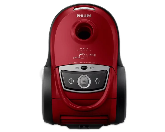 جاروبرقی فیلیپس مدل FC9174/01 با توان 2200 وات | کیسه‌دار قرمز