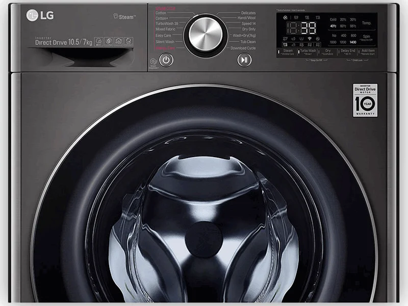 10.5 kg washing machine with dryer V9 model WDV9142BRP