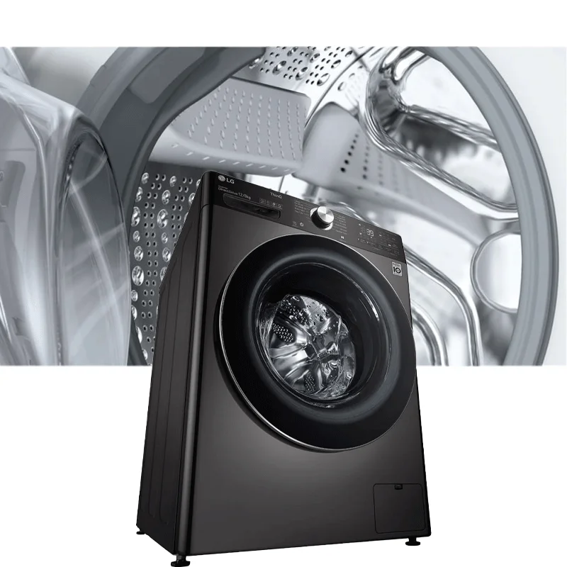 ظرفیت و کاربری ماشین لباسشویی ال جی V12 یا WDV1260BRP و لباسشویی بوش WGB256A90 